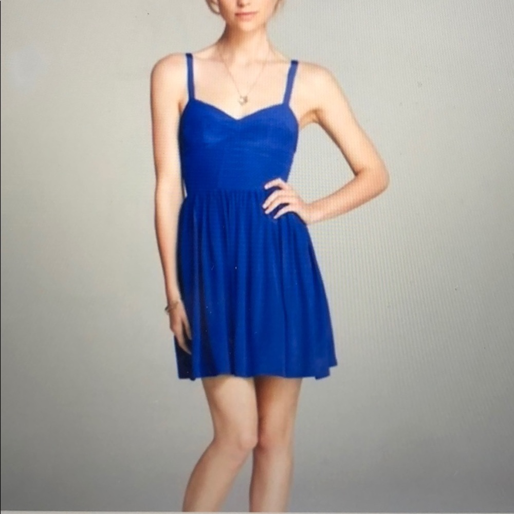 Amanda Uprichard Royal Blue Silk Dress